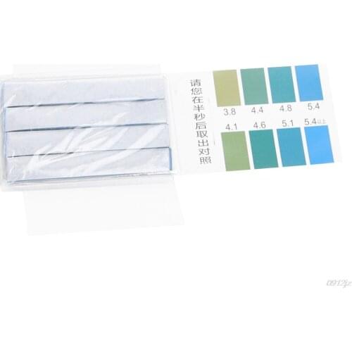 80 Strips PH Range 3.8-5.4 PH Alkaline Test Indicator Paper Water Litmus Testing Kit PH Meters For lishao home improvement