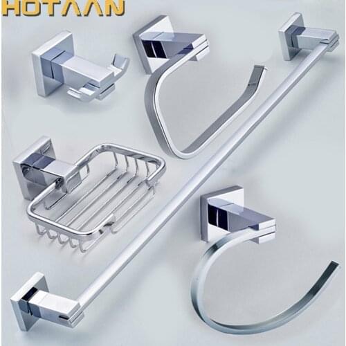 Free shipping,304# Stainless Steel Bathroom Accessories Set,Robe hook,Paper Holder,Towel Bar,Towel ring,bathroom sets,YT-11300-5