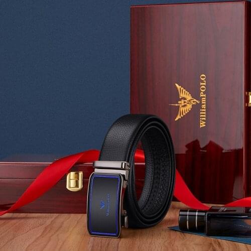 Colorful Belt for Men Automatic Buckle Genuine Leather Luxury Brand Design Smart Trouser Belt Male 2020 Fashion Business Leisure
