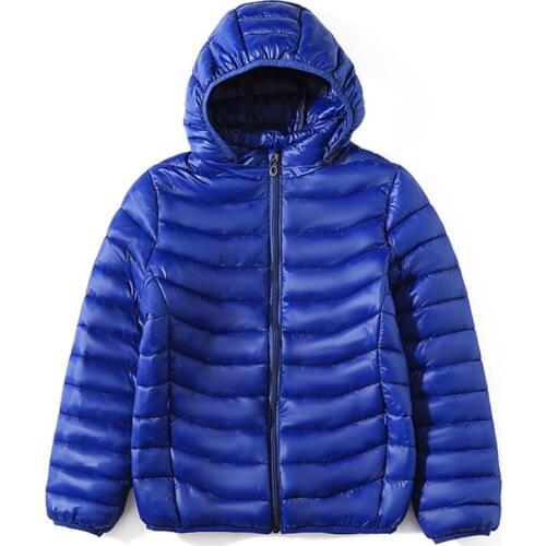 Children Jacket for Boys Girls Coat Autumn Kids Outerwear Enfant Coats Clothes Girls Lightweight Down Cotton Clothing 6-12 Years