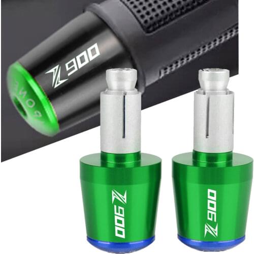 FOR KAWASAKI Z900 Z 900 2017-2020 Motorcycle 7/8'' 22MM CNC Handlebar End Moto Grip Ends Plus Handle Bar Grips Ends Tips Caps