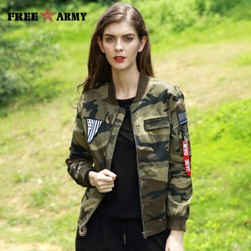 Free Army Women's Bomber Jackets