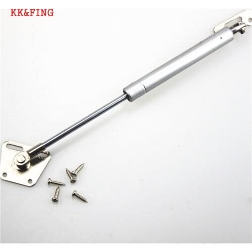 KK&FING Cabinet Door Lift Support Gas Strut Hydraulic Spring Hinge Practical Furniture Iron Head Hinge Hardware