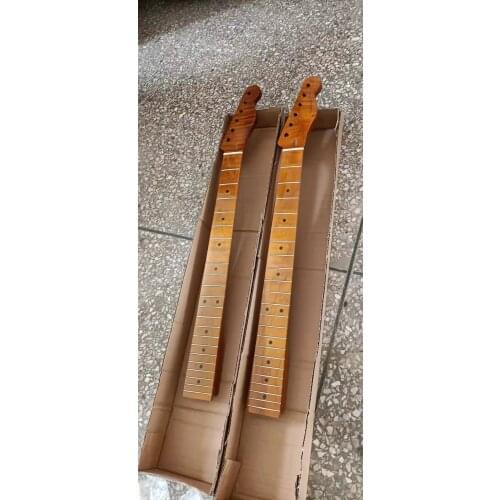 1pcs Grilled Maple Tiger Pattern 22 Fret Guitar Neck