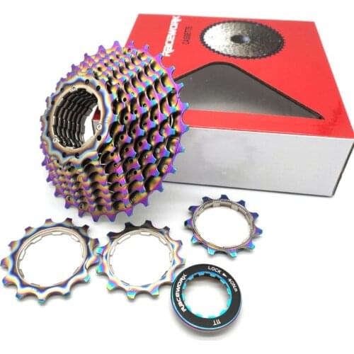 New 11 Speed 11-28T 11-32T Road bicycle bike Cassette 11 Speed rainbow Gold silver compatible for SRAM