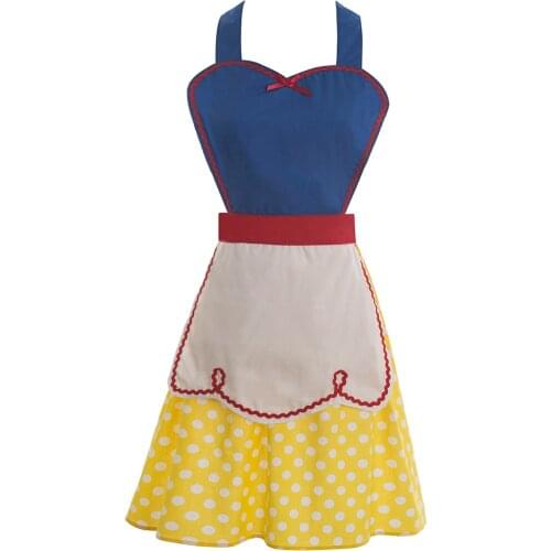 Family christmas clowns Mother and daughter clothes Women snow white costume girls snow queen dresses women aprons girls apron