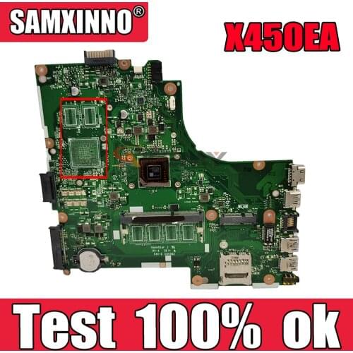 Akemy X450EA Laptop motherboard for ASUS X450EA X450EP X450E X452E X450 Test original mainboard GM