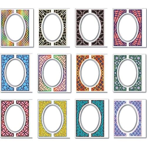 New Various Lattice Oval Arch Border Craft 2021 Metal Cutting Dies for Card Making and Scrapbooking Decor Embossing No Stamp Set