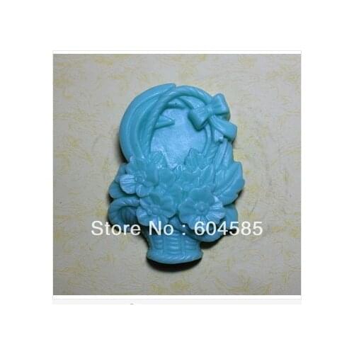 New Flower basket S0194 Craft Art Silicone Soap mold Craft Molds Handmade soap molds