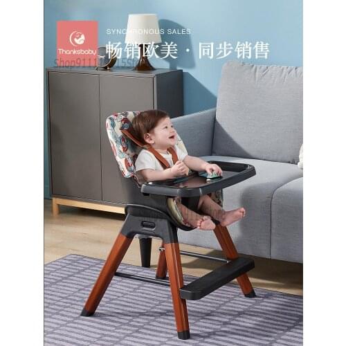 Baby Dining Chair Children Dining Chair Multifunctional Growth Solid Wood Baby Chair Nordic Design