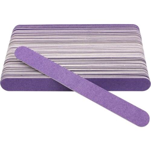 50Pcs/Lot Nail File Wooden Sanding Polishing Buffer For Manicure Emery Board Files 180/240 Disposable Stick Nail Care Tools