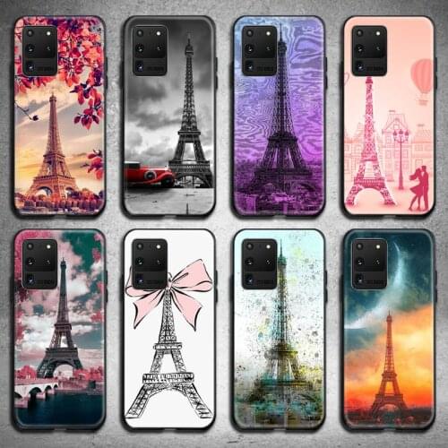 Romantic Paris Eiffel Tower Phone Case for Samsung S20 plus Ultra S6 S7 edge S8 S9 plus S10 5G lite 2020