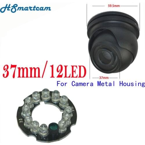 37MM 12LED 90Degree Infrared LED Lamp CCTV Camera MTV Board Lens Bulb Night Vision CCTV Fill Light