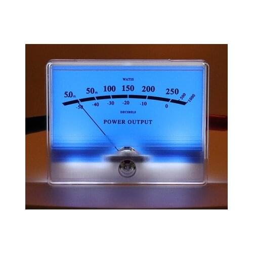 High-precision VU meter power amplifier DB strap backlit electronic tube amplifier level Tester with driver board Tool