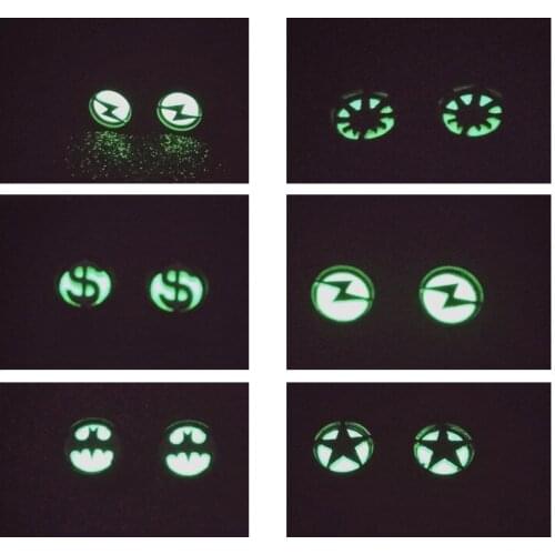 1 PC Luminous Lightning Star stud Earrings Nightclub Light Earrings Female Male Personality Earrings