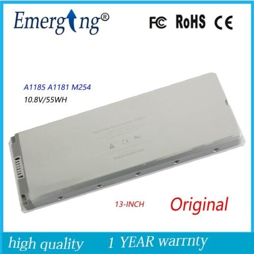 10.8V 55WH New Original Laptop Battery for APPLE MacBook A1185 MB402 A1181