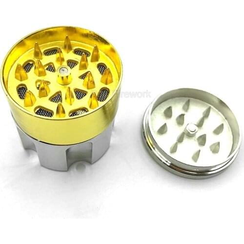Creative Style 3-Layer Metal Herb Grinder Tobacco Grinder Machine Pipe Cigarette Manual Weed Smoking Tool New