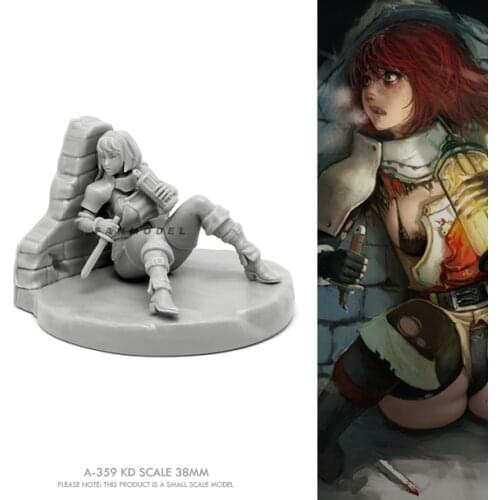 38mm Resin model kits Beauty DIY toy self-assembled A-359