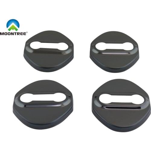 4 x Black for Toyota CHR Corolla Camry Tacoma Car Door Lock Cover case sticker