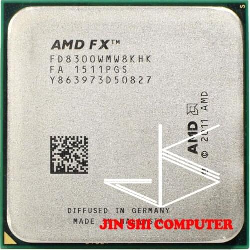 Free Shipping AMD FX-Series FX-8300 FX 8300 FX8300 3.3 GHz Eight-Core CPU Processor FD8300WMW8KHK Socket AM3