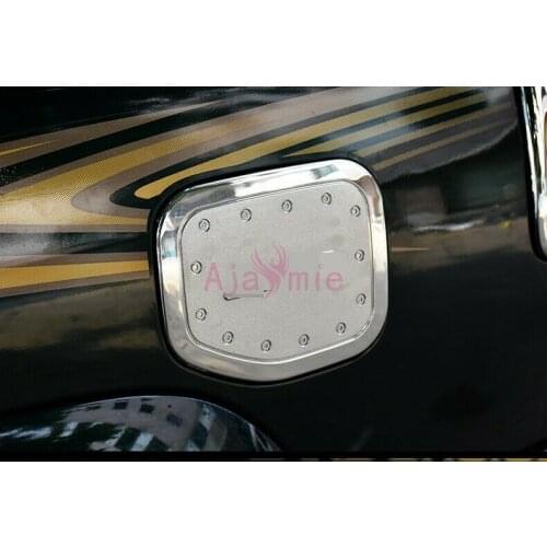 For Toyota Land Cruiser 120 Prado FJ120 2003-2009 ABS chrome Fuel Tank Cover Gas Box Cap