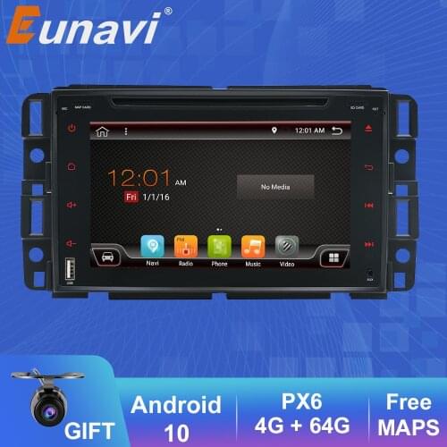 Eunavi 2 Din Android Car DVD radio multimedia Player For Chevrolet/Silverado/Tahoe/Monte GMC Yukon/Denali/Acadia GPS Navigation