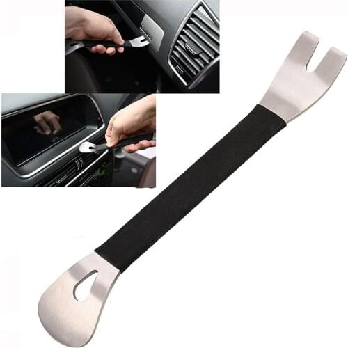 FOSHIO Car Parts Disassembly Tool Hand-held Radio Door Clip Panel Trim Dash Audio Removal Open Installer Pry Tool Auto Repair
