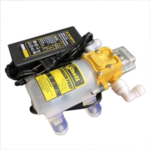H243 Quality water fountain food pump 3.5L/Min 60W booster portable 12V water misting pump for garden mist cooling system