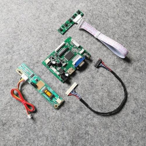 Kit VGA AV Fit CLAA154WB03A/CLAA154WB03AN/CLAA154WB04 LCD matrix 1-CCFL 1280*800 LVDS 30 Pin monitor controller drive board