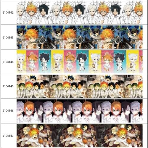 Japanese Anime Character Cartoon Printed Printed Grosgrain/Satin Ribbons DIY Handmade Materials