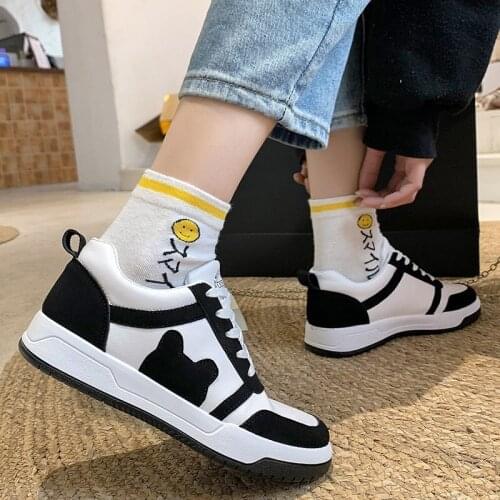 Spring Autumn New Women Shoes Antislip High Quality Fashion Lovely Outdoor Flat Girls Breathable Sneakers Zapatos Mujer Tenis