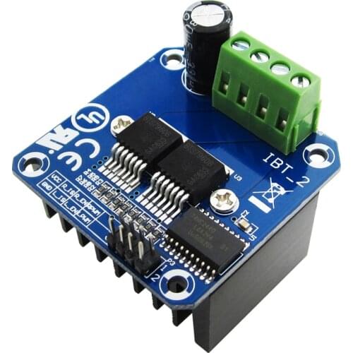 Double BTS7960 BTS7960B DC 43A Stepper Motor Driver Module H-Bridge PWM Module For Smart Car