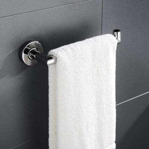 Wall Mounted Bathroom Towel Bar Rail Rack Polished Stainless Steel Towel Holder Toilet Roll Paper Hanger Towel Rack