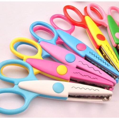 6 Styles of Lace Cut Cartoon Cut New Student Cut Fresh Cute Simple Practical Paper-cutting Affordable Hairdressing Scissors