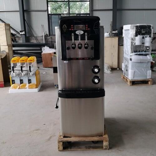 Factory Outlet Soft Ice Cream Machine Commercial Electric Ice Cream Makers 3 Flavors Ice Cream Machine Fully Automatic