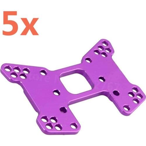 Wholesale 5Pcs/Lot HSP Hobby Parts 166023 06037 Aluminum Rear Shock Tower Upgrade Parts For 1/10 Himoto RC Car 94166 Backwash