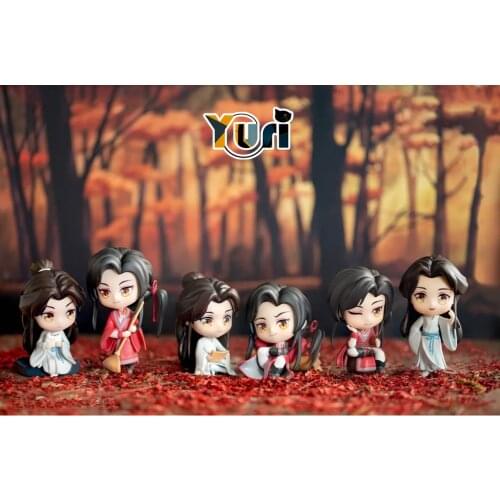 Limit TGCF Tian Guan Ci Fu Original Hua Cheng Xie Lian 6 pcs PVC Figure Doll Toy Sa