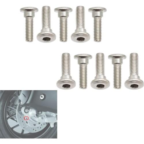 M8x25 Front & Rear Brake Rotor Bolt Kit For Honda TRX 400EX TRX400EX 1999 2000 2001 Replace 90105-MV9-003