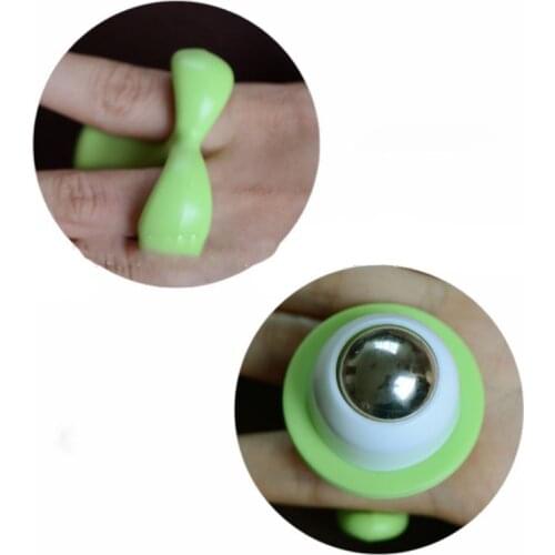 Handheld Body Manual Massager Cute Mini Potted Plant Shaped Roller Ball Bead Relaxation Neck Foot Face Lift Beauty Tool Flower
