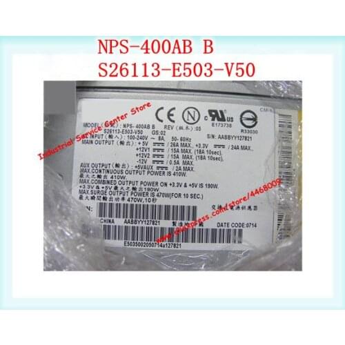 S26113-E503-V50 NPS-400AB B REV: 07 Version Equipment Machine Power Supply