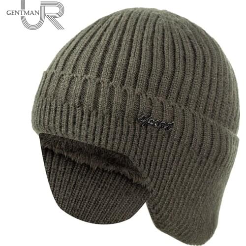 Hot Sale Ear Protection Winter Hats Stylish Soft Beanie Hat For Men Women Classic Knit Earflap Hat Warm Cap With Ears