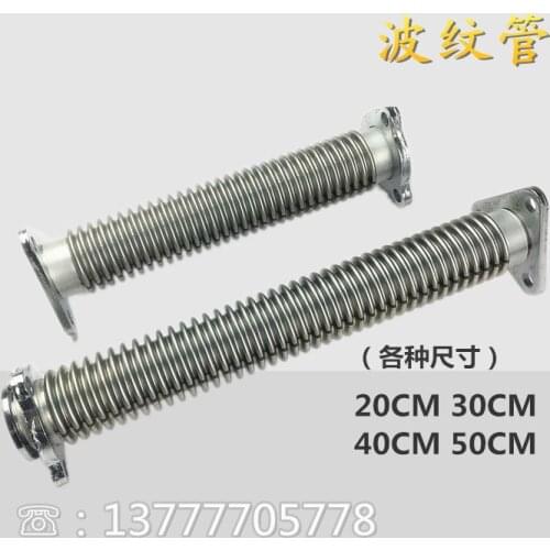 DN40/1.5 inch stainless steel bellows, triangular flange, various sizes