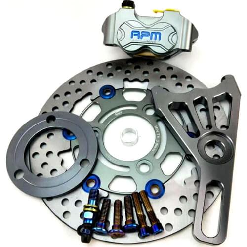 Motor Motorcycle Brake Calipers Pump 220mm/70mm Disc Brake Pump Adapter Bracket Disc For Yamaha Aerox Nitro BWS 100 JOG 50 rr