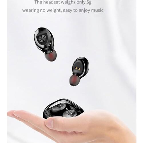 TWS XG8 Bluetooth Earphones True Wireless Digital 5.0 in-Ear Earbuds IPX5 Waterproof Mini Headset Sound Sport Earphones