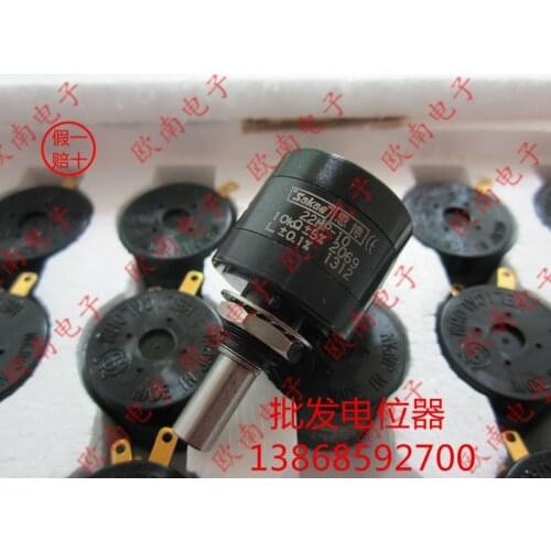 [VK] Japan imported Sibo sakae 22HP-10 10K 0.1% high-precision wire wound potentiometer switch