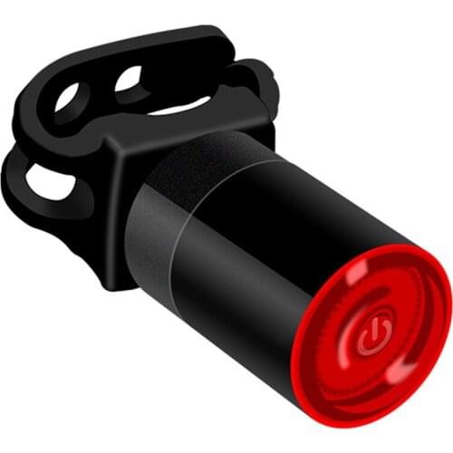 Bicycle Taillights IP65 Waterproof Press Sensing Battery Reminder Brake Sensor Tail Lamp Portable Light USB Rechargeable