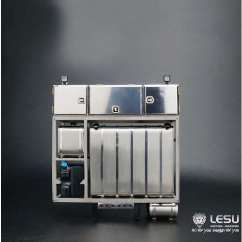 1/14 Metal Equipment Rack for RC TAMIYA MAN Tractor Truck Scale DIY Car Model Toolbox