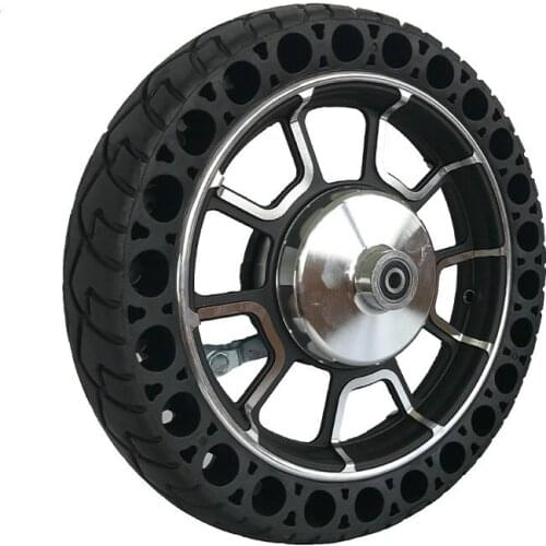 1pc 14in x 2.5in Hollow Tire Honeycomb Wheel Electric Bicycle Generation Car Free Honeycomb Wheel