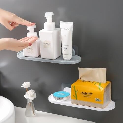 1pc Soap Rack Self Adhesive Soap Holder Wall Mounted Soap Sponge Dish Bathroom Storage Soap Dishes Tray Holder