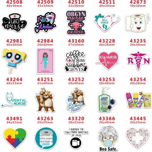 10 Pcs Cartoon Planar Resin Cabochons PR42508